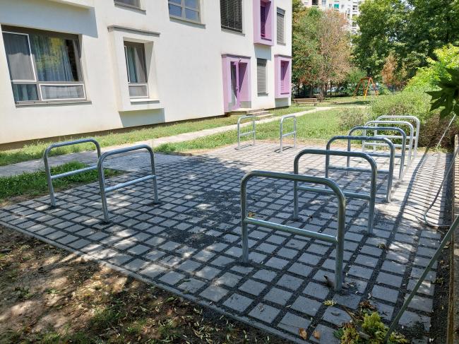 „Kerékpártámaszok kihelyezése Szegeden két részajánlati körben” 