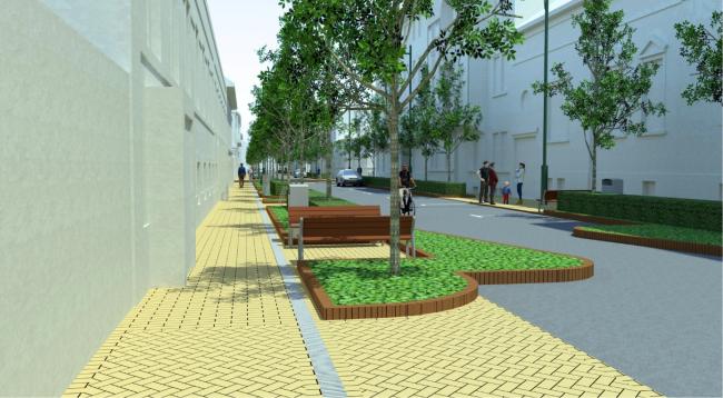 Szeged, Gogol utca környezeti rekonstrukciója